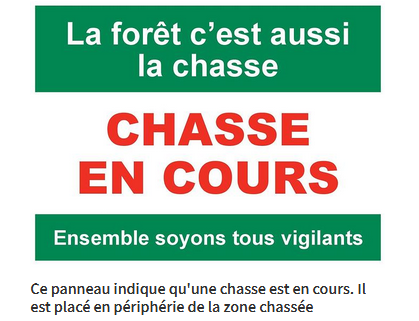 Etre en sécurité les jours de chasse